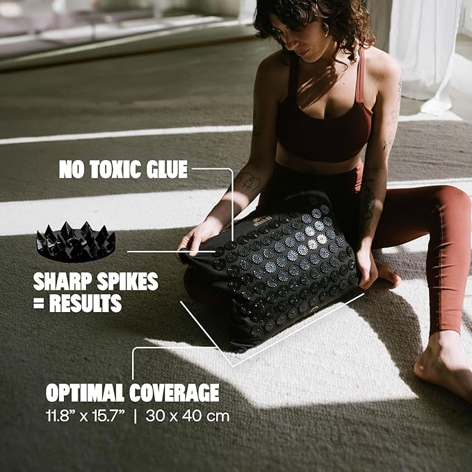 ShaktiMat Acupressure Pillow for Relaxation, Massage Neck Muscles, Relieve Stress & Tension, Similar to Acupuncture, No Needles Required