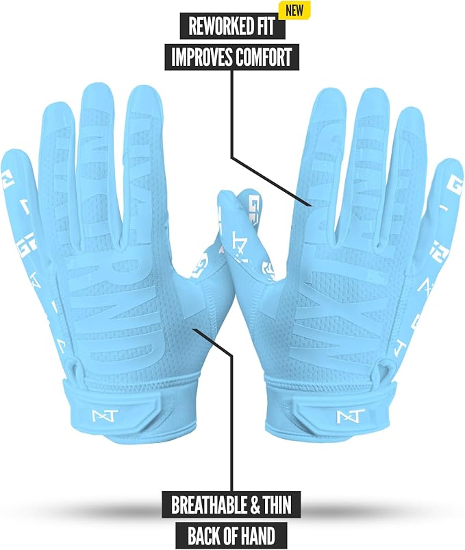 Nxtrnd G2 Pro Football Gloves, Men's Ultra Sticky Elite Receiver Gloves