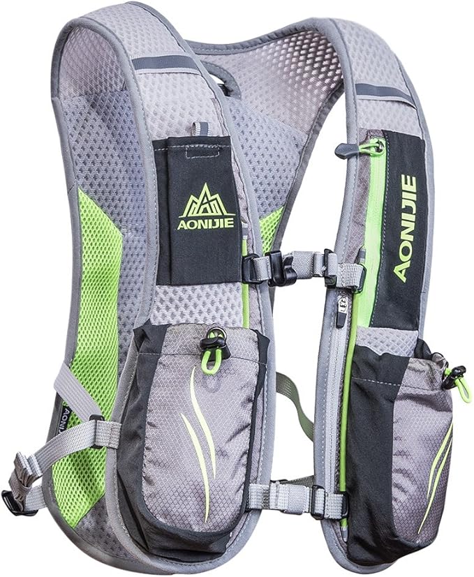 AONIJIE Hydration Vest Pack Backpack 5L 5.5L Marathoner Running Vest Race Hydration for Women and Men Trail Run Hiking Jogging