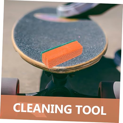 KESYOO 2pcs Skateboard Grip Tape Cleaner Rubber Eraser for Effortless Cleaning of Skateboards Tennis Rackets and Shoe Soles Compact and Portable Design