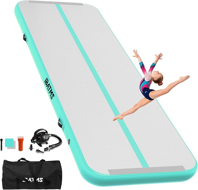 IBATMS Air Tumbling Mat Track 10/13/16/20ft, Inflatable Gymnastics Mat