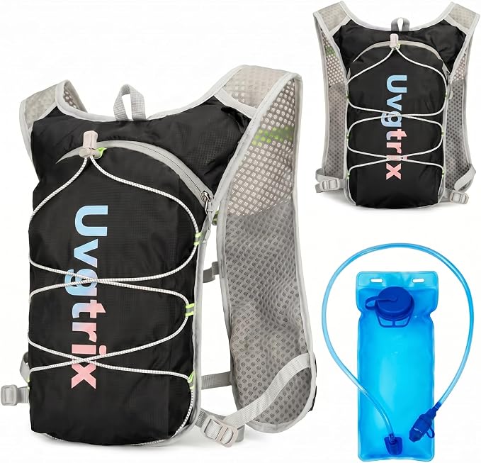 Hydration Vest Backpack with 2L Water Bladder, Lightweight Breathable Run Pack for Cycling Hiking Climbing Running