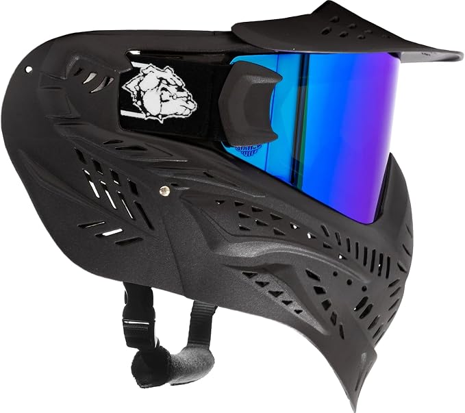Maddog HK Army HSTL Paintball Airsoft Mask Goggle System | Replaceable Thermal Dual-Pane Anti Fog Lens | Adjustable Full-Face Safety Certified Protection