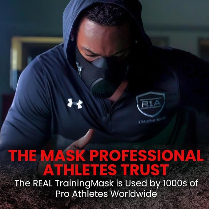 TRAININGMASK 3.0 Performance Breathing Trainer - Altitude Training Mask for Stamina, Clinically Proven & Patented
