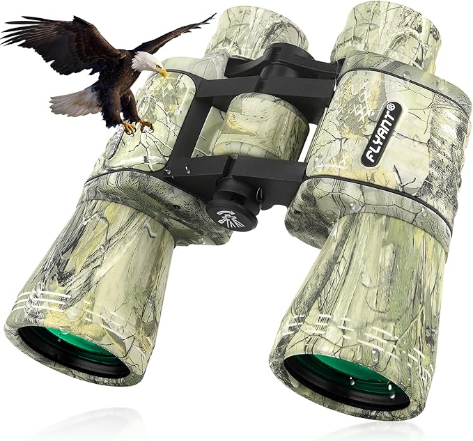 20x50 High Powered Binoculars for Adults, Waterproof Binoculars with Low Light Vision for Bird Watching Hunting Camping Travel Cruise Hiking Sports Stargazing, Unique Gifts for Men