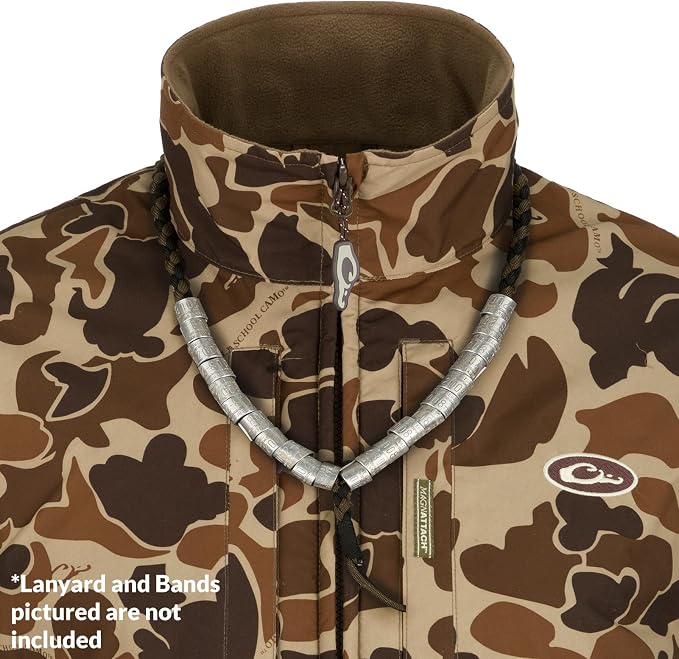 Drake Waterfowl Men's MST Eqwader Waterproof Windproof Hunting Vest | Breathable Moisture-Wicking Material, Fleece Lining, Taped Seams, Zippered Pockets