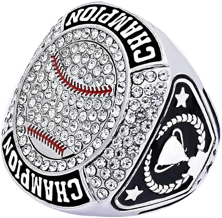 Baseball Championship Ring Trophy Award Gift Tournament Champions or Finalists Champion Ring