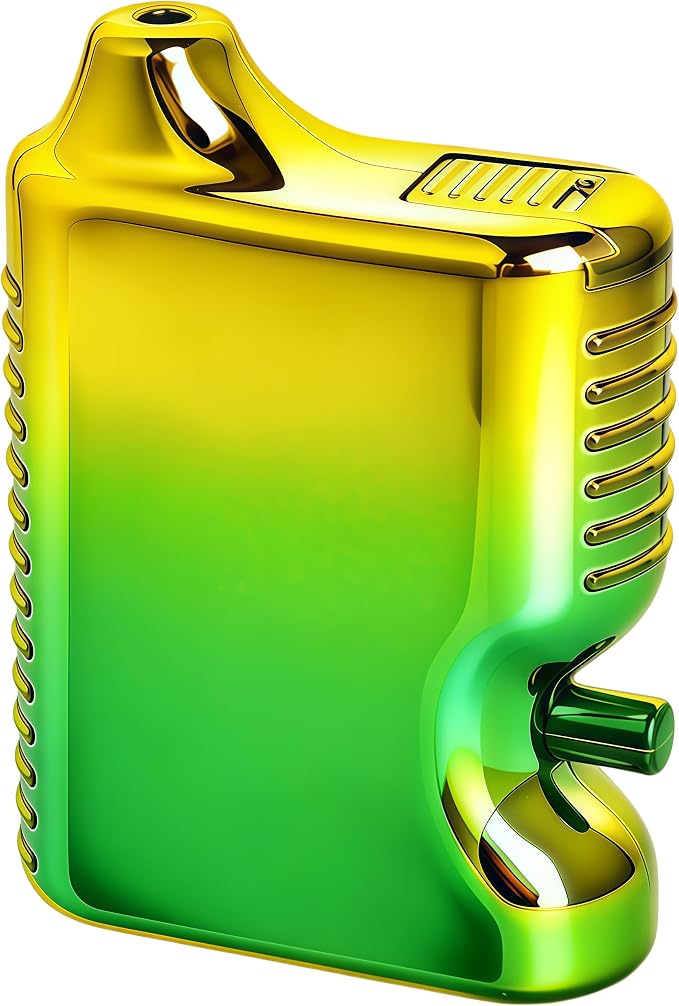 Multi-Functional Salt & Pepper Shaker Set - Portable Plastic Seasoning Dispensers for Fine Spices, Ideal for Kitchen, Camping & Picnic (Top Gold & Bottom Green)
