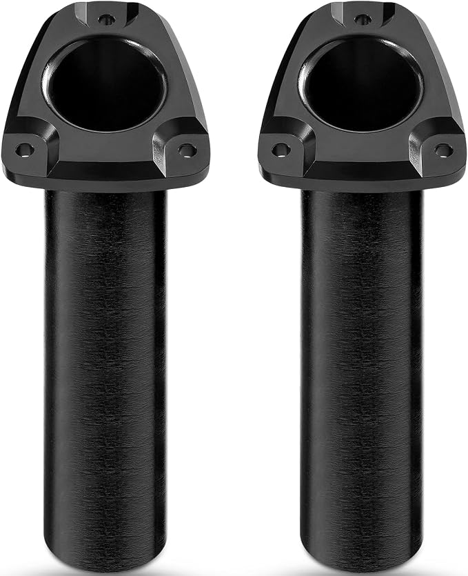 Young Marine Set of 2 Aluminium Heavy Duty Flush Mount 30 Degree Rod Holder for Fishing Boat