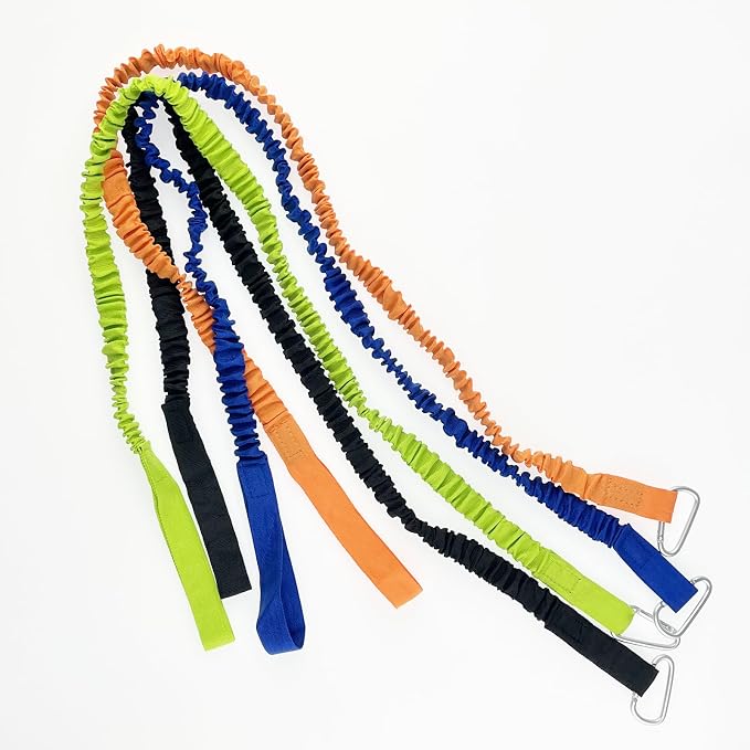 2/4/6/8/12 Pack Stretchable Paddle Leash Paddle Holder Tool Lanyard for Kayak and Paddles, Fishing Poles Rods