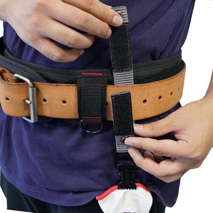 MELOTOUGH Work Glove Holder Glove Strap Quick Leash With Alligator Clip…