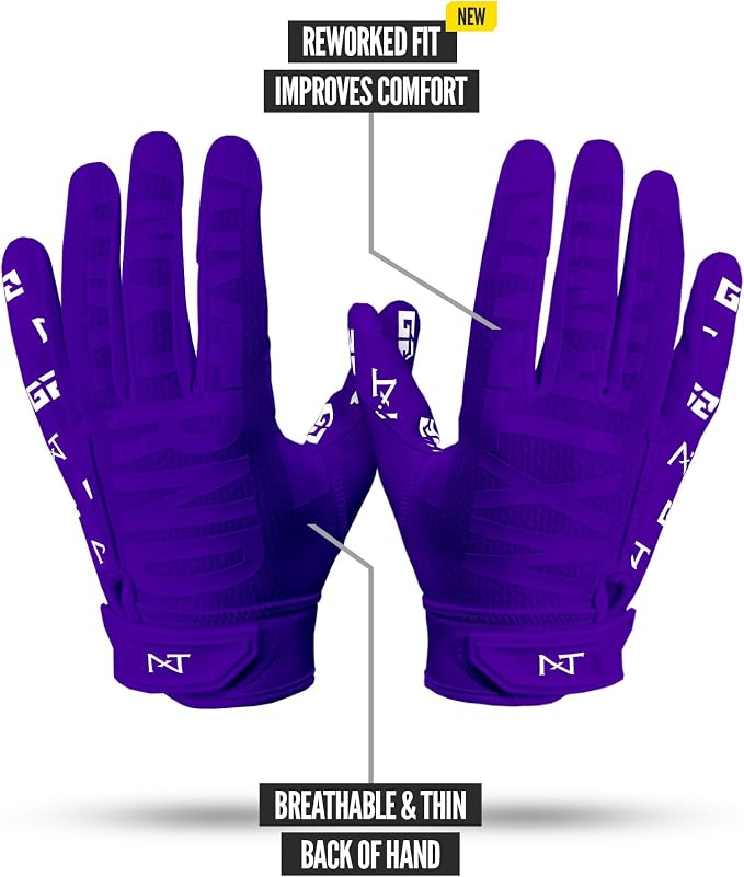 Nxtrnd G2 Pro Football Gloves, Men's Ultra Sticky Elite Receiver Gloves