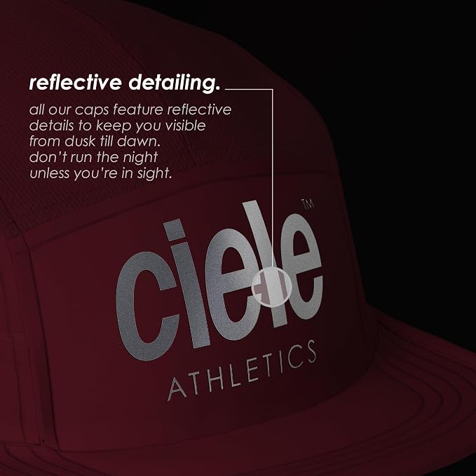 Ciele Athletics GOCap - Premium Washable Moisture Wicking Hat with Sun Protection, 5-Panel Knit Running Hat