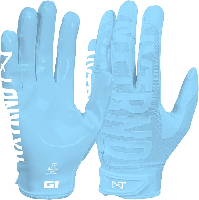 Nxtrnd G1 Pro Men's Football Gloves, Adult Sticky Receiver Gloves
