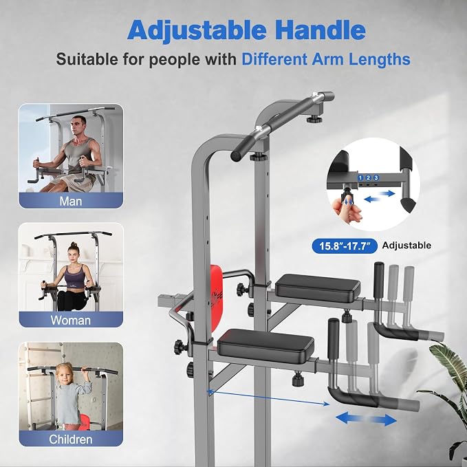 RELIFE REBUILD YOUR LIFE Dip Bars Functional Heavy Duty Dip Stands Push Up Stand