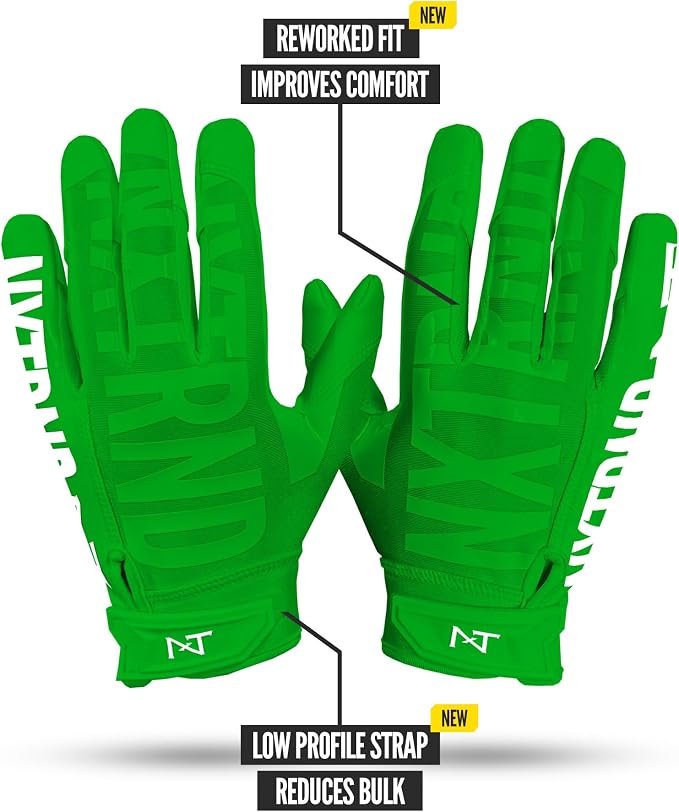Nxtrnd G1 Pro Men's Football Gloves, Adult Sticky Receiver Gloves
