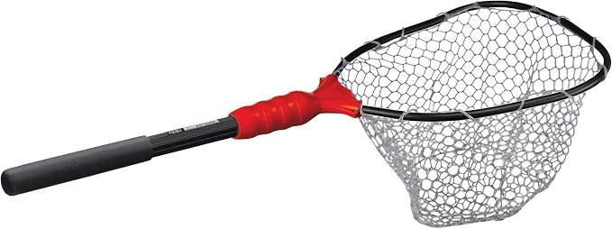 EGO S1 Genesis Modular Fishing Landing Net, Floating Aluminum Handle with Interchangeable Net Head System, Lightweight Kayak & Bank Fishing Net, Minimal Drag Design