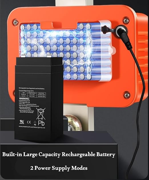 3000kg/6600lbs Digital Crane Scale, Waterproof Industrial Scale, Rechargeable Hanging Scale with Remote Shackle & Hook, Division 0.5kg, LED Display, KG/LBS/N