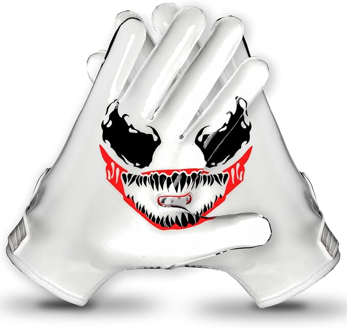 Sticky Football Receiver Gloves Silicone Grip Youth & Adult Sizes