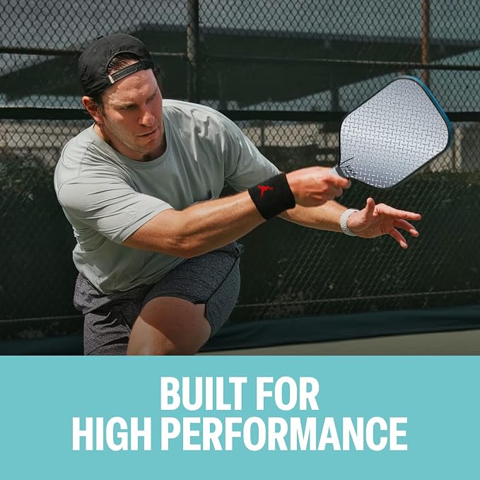 Palms-O-Aces Carbon Fiber Pickleball Paddle – USAPA Approved 16mm T700 Graphite Paddle with Textured Spin Surface | Lightweight Carbon Fiber Pickleball Paddles & Racket | Includes Paddle Cover