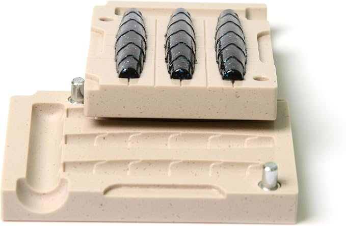 Soft Plastiс Lure Mold Making Injection Molds Fishing Googan Rattlin NED Stick 3'' Three Cavity