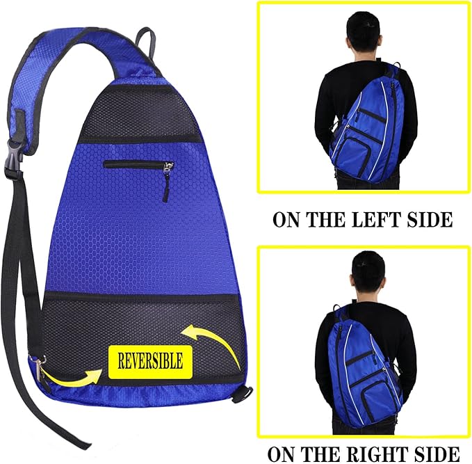 Pickleball Bag - Pickleball Bags for Women Men - Pickleball Backpack - Travel Pickleball Paddle Case, Pickle Ball Bag for Pickleball Paddle Tennis Racket, Protable Pickleball Sling Bag