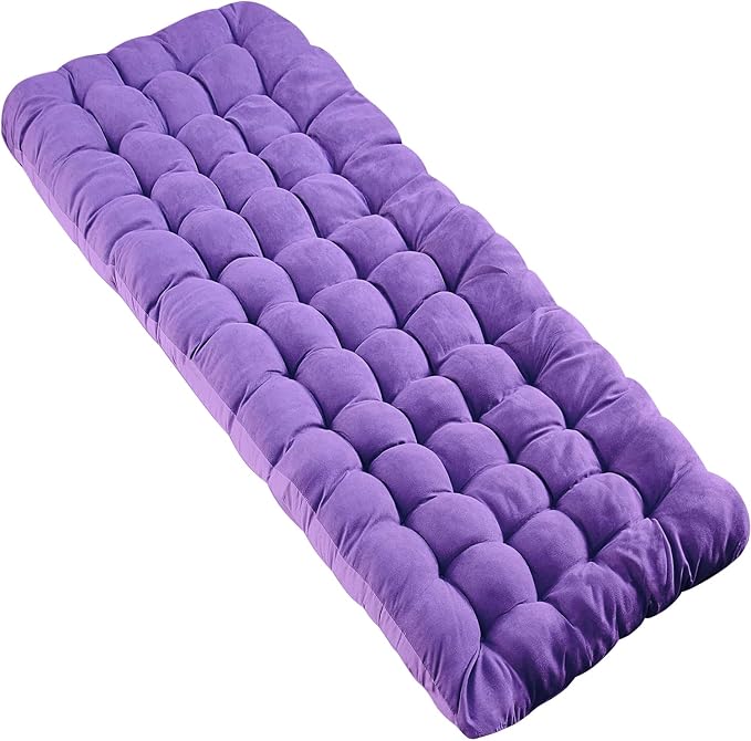 Zone Tech Camping Cot Mattress Pad Premium Quality Outdoor Comfortable Thicker Cotton Sleeping Cot Lightweight Waterproof Bottom Pad Mattress for Adult, Kid