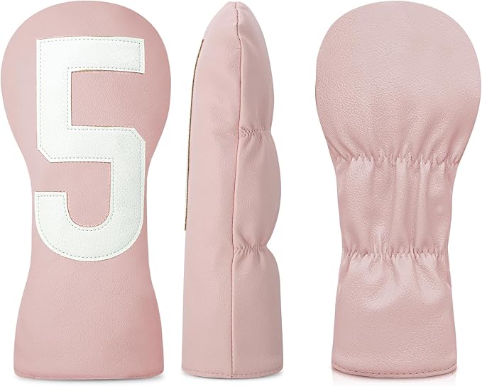 Premium Golf Head Covers - Golf Driver Head Covers, Protects Against Scratches and Damage, Specifically Designed for Fairway Woods.