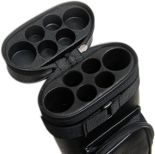HAN'S DELTA 2x4 Hard Oval Pool Cue Billiard Stick Carrying Case, (Several Colors Available)