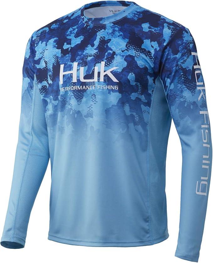 HUK Men's Icon X Long Sleeve Shirt, Performance Fishing Shirt