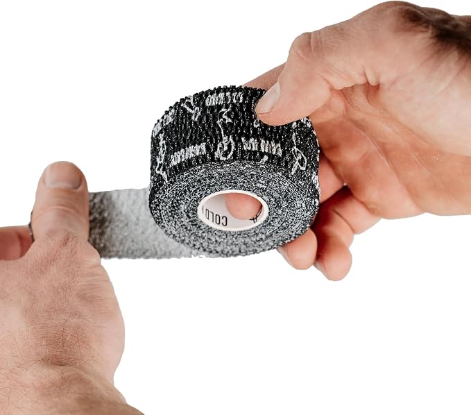 WARM BODY COLD MIND Lifting Thumb Tape for Weightlifting |1.5" x 20.6ft| - Hook Grip Tape for Gym, Powerlifting, Deadlift, Weight Lifting, Athletic Finger Wrap
