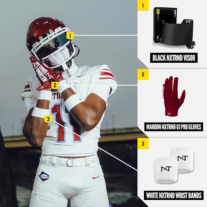 Nxtrnd G1 Pro Men's Football Gloves, Adult Sticky Receiver Gloves