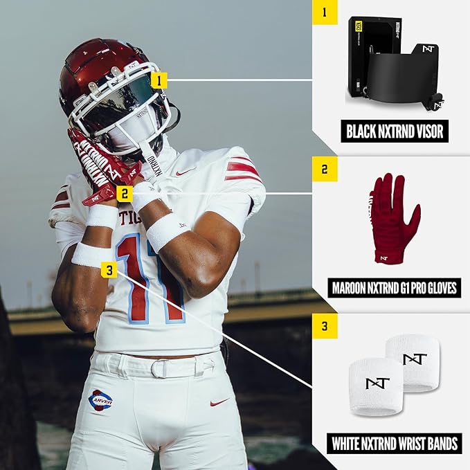 Nxtrnd G1 Pro Men's Football Gloves, Adult Sticky Receiver Gloves