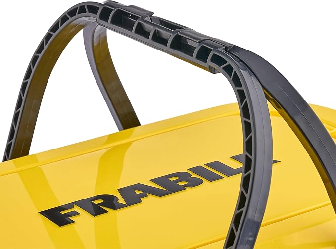 Frabill Collapsible Live Bait Bucket, 6 qt Capacity, Collapses to Same Size as Plano 3700 Stowaway, Comfortable Handles