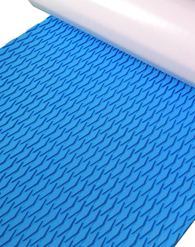 Hjdeck Universal Surfboard Pad EVA Foam Boat Flooring Decking Sheet Self-Adhesive Non-Slip Deck Grip Mat Marine Carpet for Yacht Boat Kayak Decking Golf Cart Fishing Boat RV Surfing Traction Pad