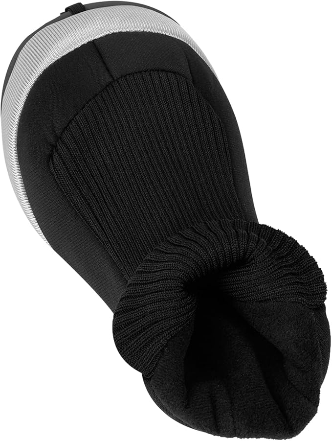 Andux 3pcs/Set Golf 460cc Driver Fairway Wood Club Head Covers | with interchangeable NO. Tags | Mesh Breathable material | Short Neck | Coloured Piping | Pull-On Closure
