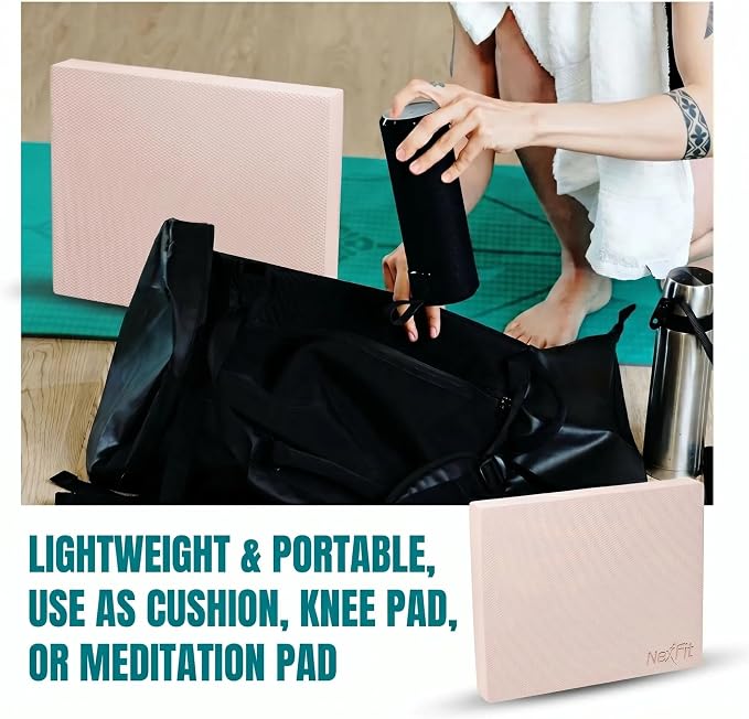 High-Density Balance Pad - Durable TPE Foam Balance Pad Physical Therapy, Foam Exercise Pad with Non-Slip Surface, Lightweight for Home & Gym Workouts, Core Strength & Balance Enhancement
