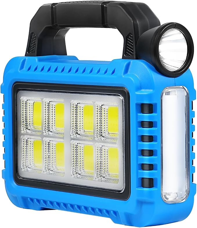 TANSOREN Lantern Camping Essentials Accessories Gear Solar Lights, LED Flashlight for Power Outages, Rechargeable Tent Lights for Emergency, Hurricane, Survival Kits, Operated Lamp