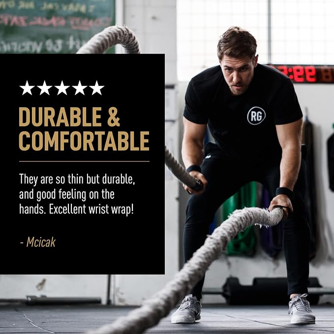 Roogrips 2 Finger Premium Leather Hand Grips for Gymnastic Bars, Cross Training, Gym & Home Workouts, Pull Up Bars & Weightlifting - The Most Durable Palm Guard from Rips and Blisters