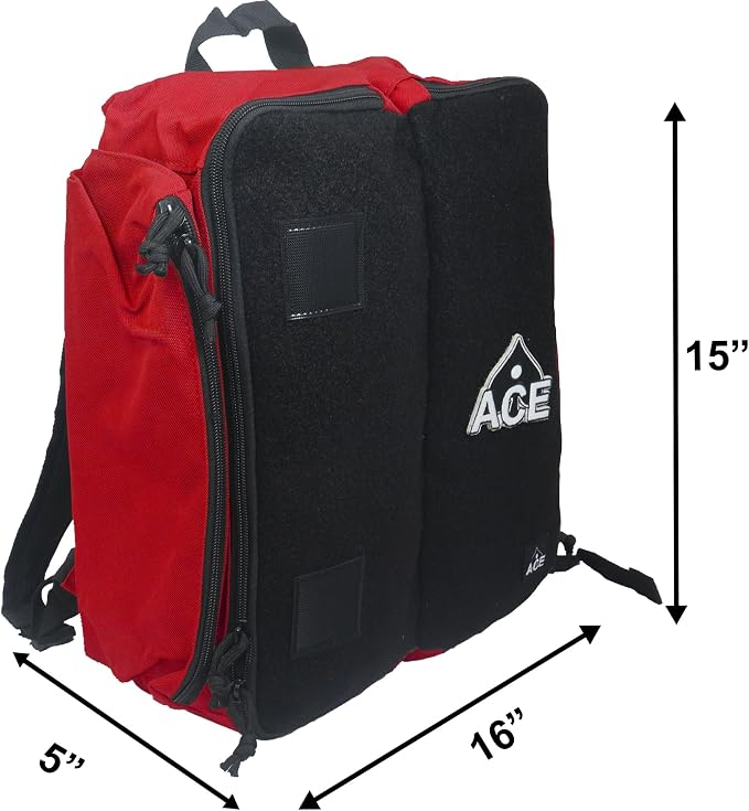 ACE PRO Cornhole Backpack with ACE Patch - Holds Up to Six Cornhole Bag Sets (Up to 24 Bags)
