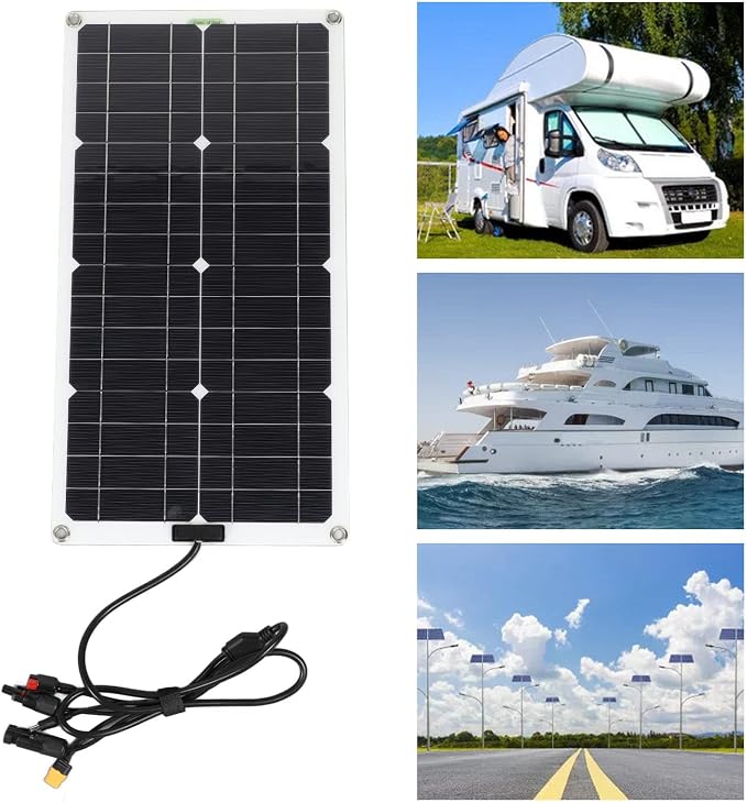 1000W Solar Panel, Monocrystalline Silicon Solar Panel with Multi-Function Interface for Outdoor Camping and Home Emergency Power