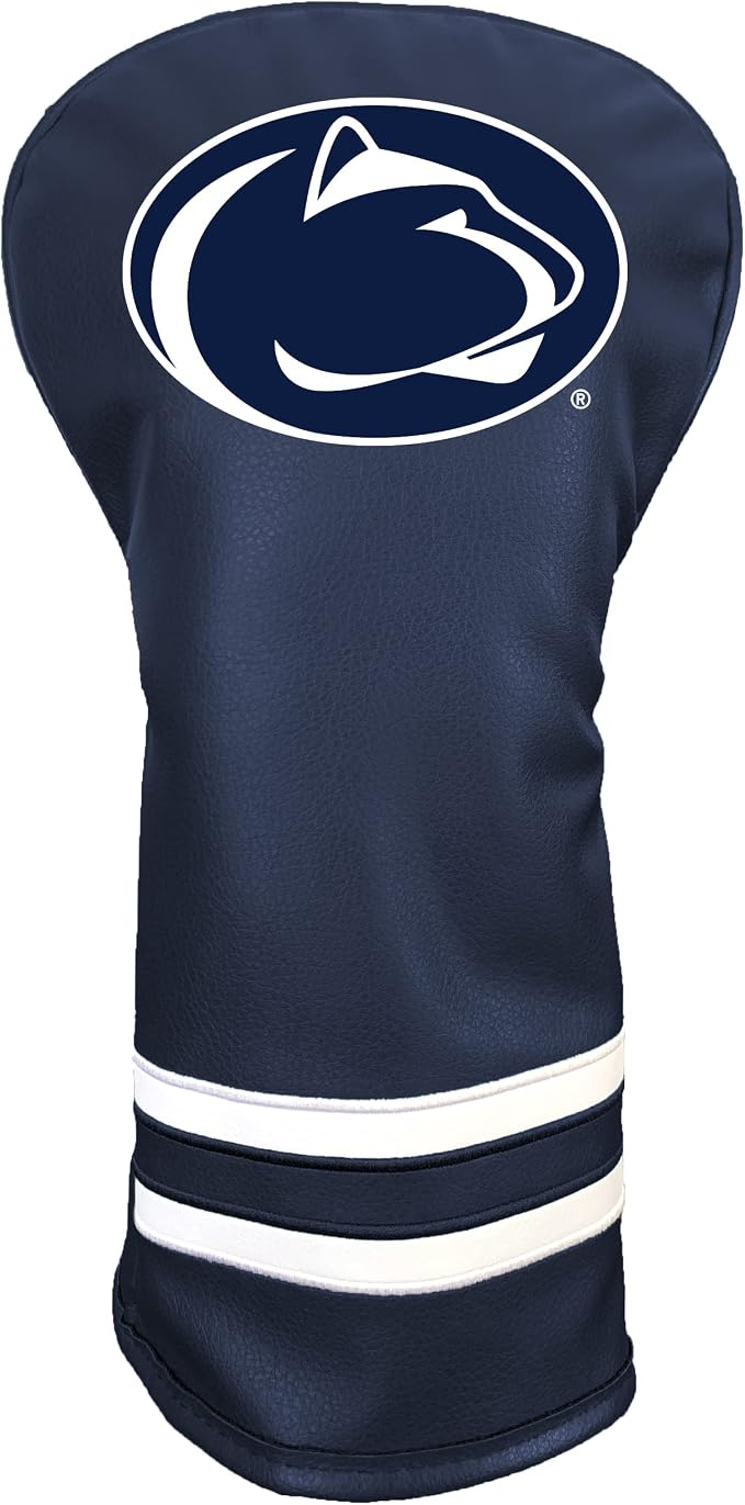 Team Golf NCAA Vintage Driver Golf Club Headcover (Printed), Form Fitting Design, Retro Design with Fleece Lining for Extra Club Protection