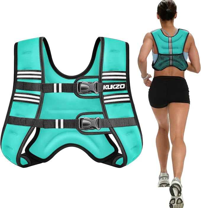 Weighted Vest Woman 6/8/12/16/20/25/30lb Weight Vest for Women Men Body Weight Vests for Walking Strength Training Running Workout Jogging Fitness