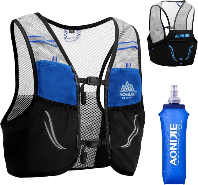 Azarxis Hydration Pack Running Vest for Men & Women – Lightweight Trail Backpack for Marathon Race Hiking, Cycling Outdoor Sports