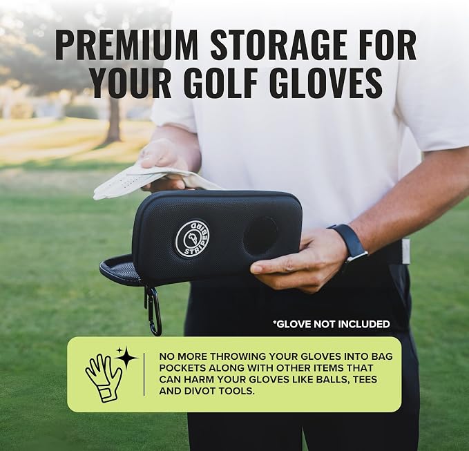 Stripebird - Performance Golf Gloves Case