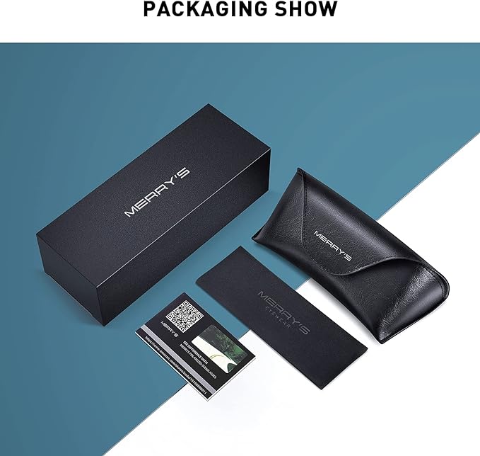 MERRY'S Polarized Square Sunglasses for Sports Driving Fishing Glasses UV400 Protection S3166