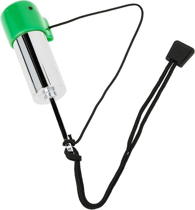 Scuba Choice Scuba Diving Safety Tank Rattle Stick Signal Bell, Loud Underwater Sound, 4.75” Compact Design, Noise-Free Storage Cover, Ideal for Scuba & Snorkeling