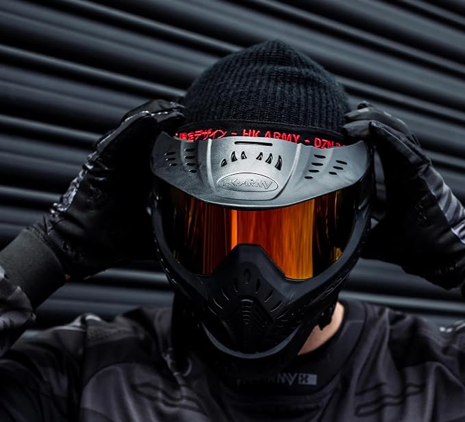 Maddog HK Army HSTL Paintball Airsoft Mask Goggle System | Replaceable Thermal Dual-Pane Anti Fog Lens | Adjustable Full-Face Safety Certified Protection