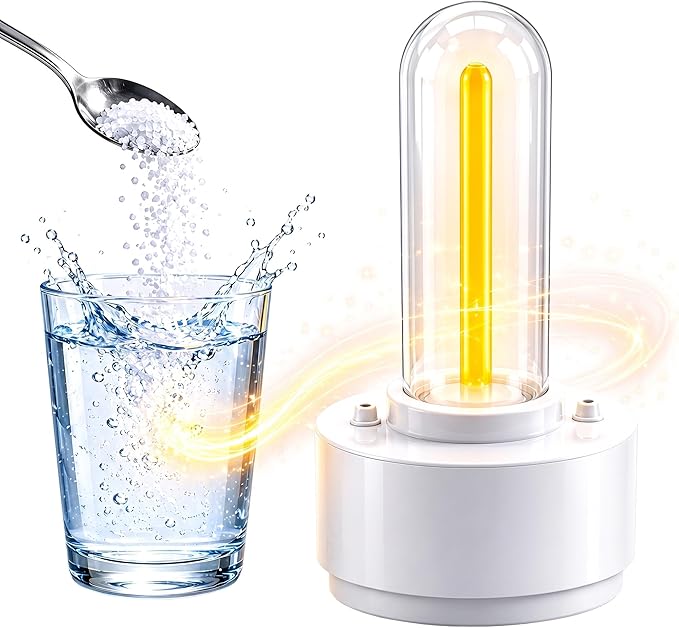 Safe Candle Lantern Alternative, Salt Water Powered Emergency Light, No Flame Camping Lantern, Battery-Free Survival Lamp for Indoor & Outdoor Use