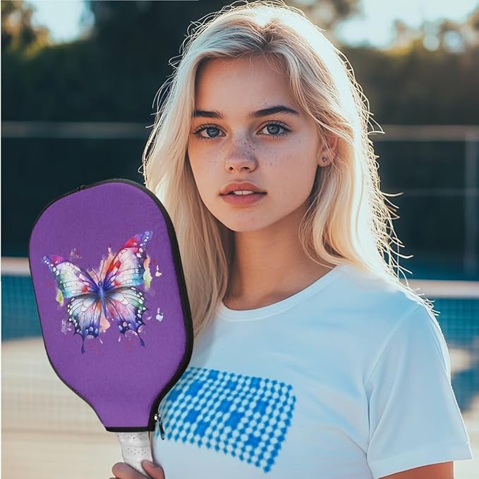 Pickleball Paddle Covers, Durable Polyeste Paddle Cover,Anti-Drop Paddle Storage Bag